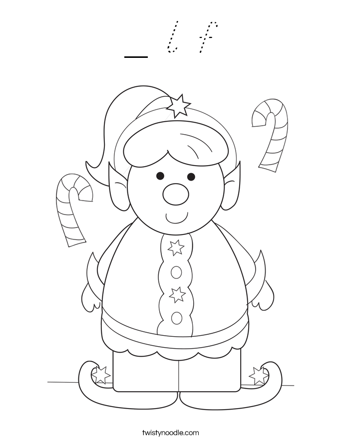 _ l f Coloring Page
