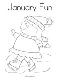 January FunColoring Page