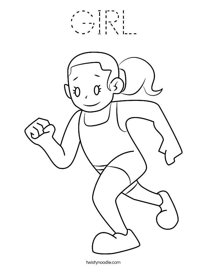 GIRL Coloring Page