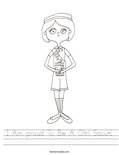 I Am proud To Be A Girl Scout! Worksheet