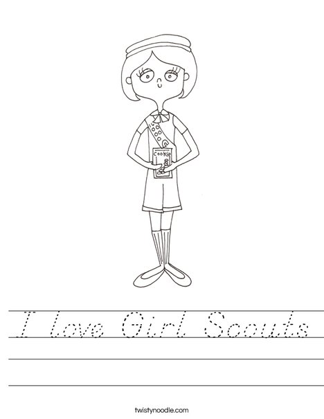 Girl Scout Worksheet