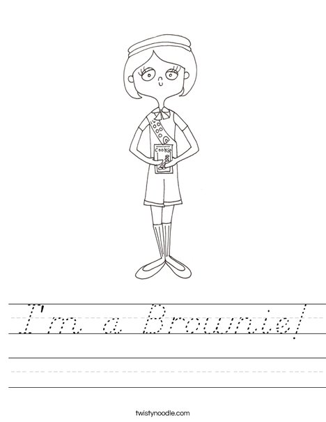 Girl Scout Worksheet