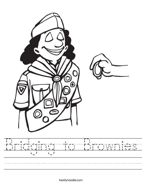 Bridging to Brownies Worksheet - Twisty Noodle
