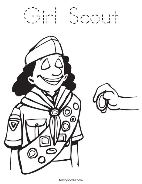 Brownie Coloring Page