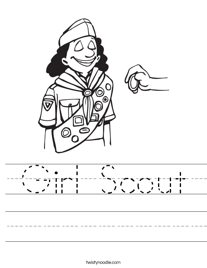 Girl Scout Worksheet