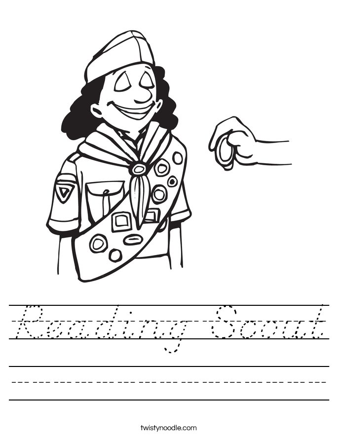 Reading Scout Worksheet