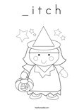 _ i t c h Coloring Page