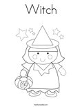 WitchColoring Page