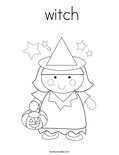  witch Coloring Page