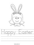 Happy Easter Worksheet