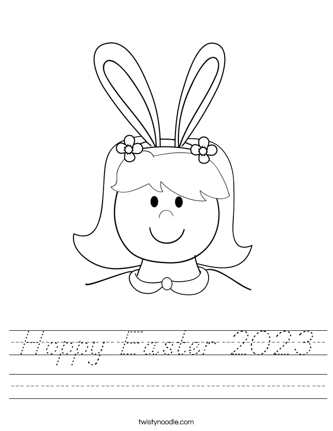 Hoppy Easter 2023 Worksheet