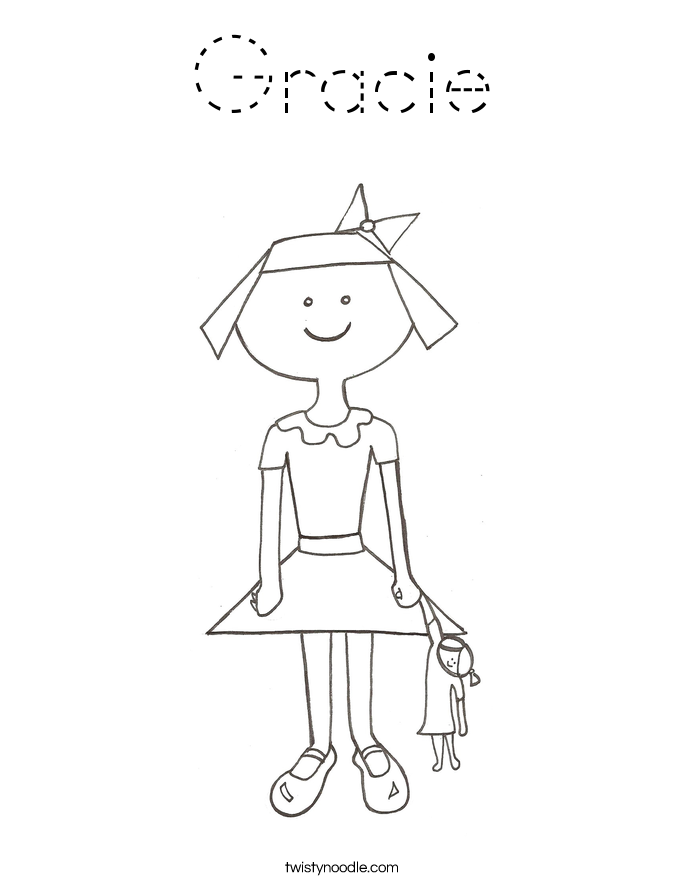 Gracie Coloring Page