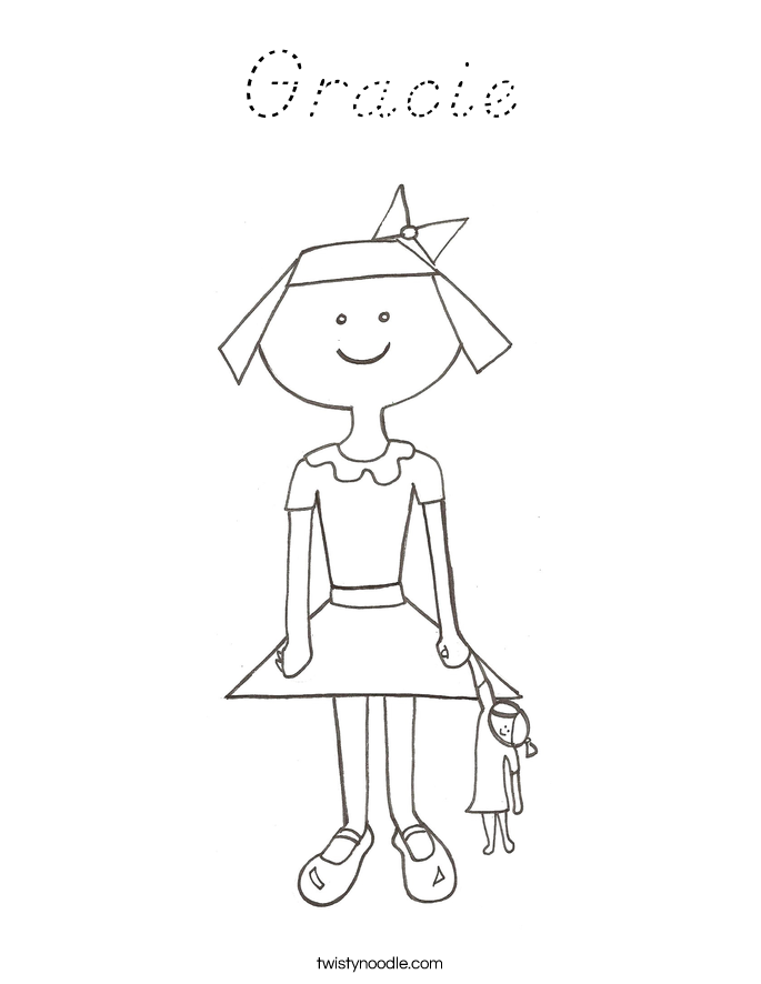 Gracie Coloring Page