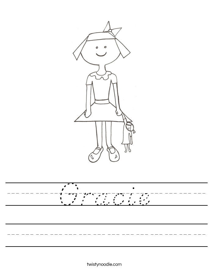 Gracie Worksheet