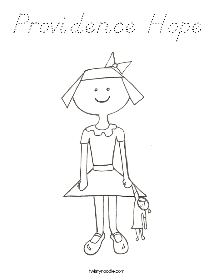 Providence Hope Coloring Page