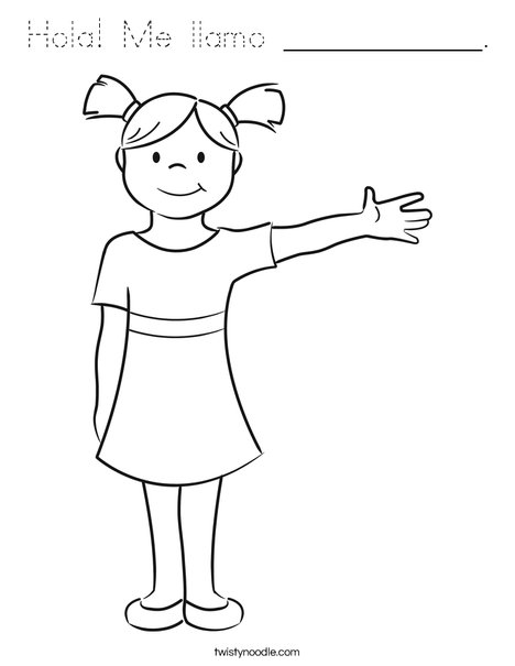 Girl Coloring Page