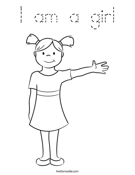 Girl Coloring Page