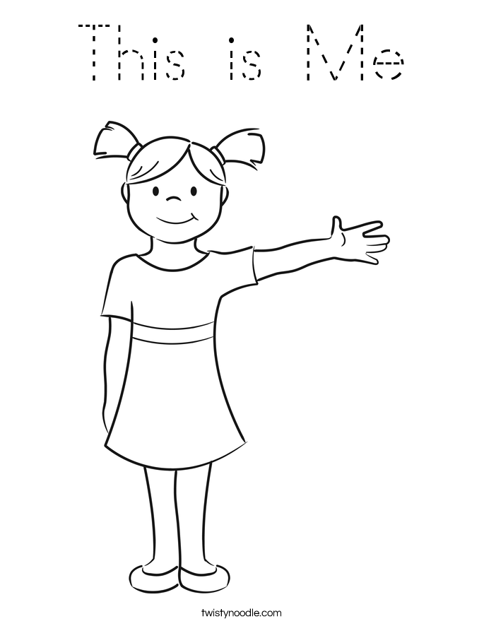 This is Me Coloring Page