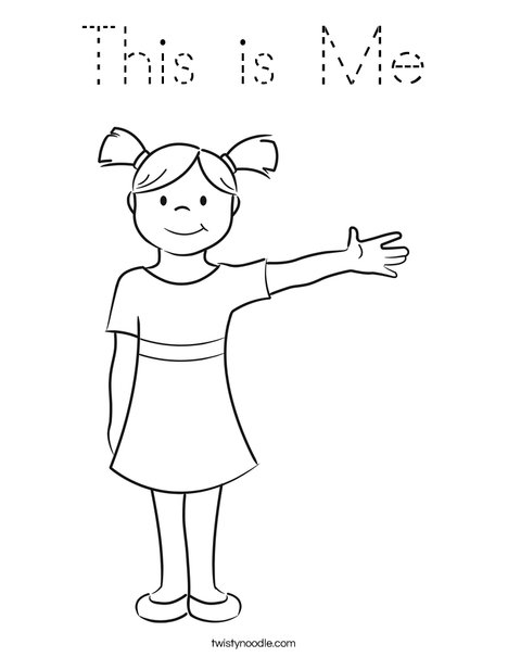 Girl Coloring Page