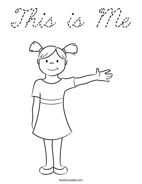 Girl Coloring Page