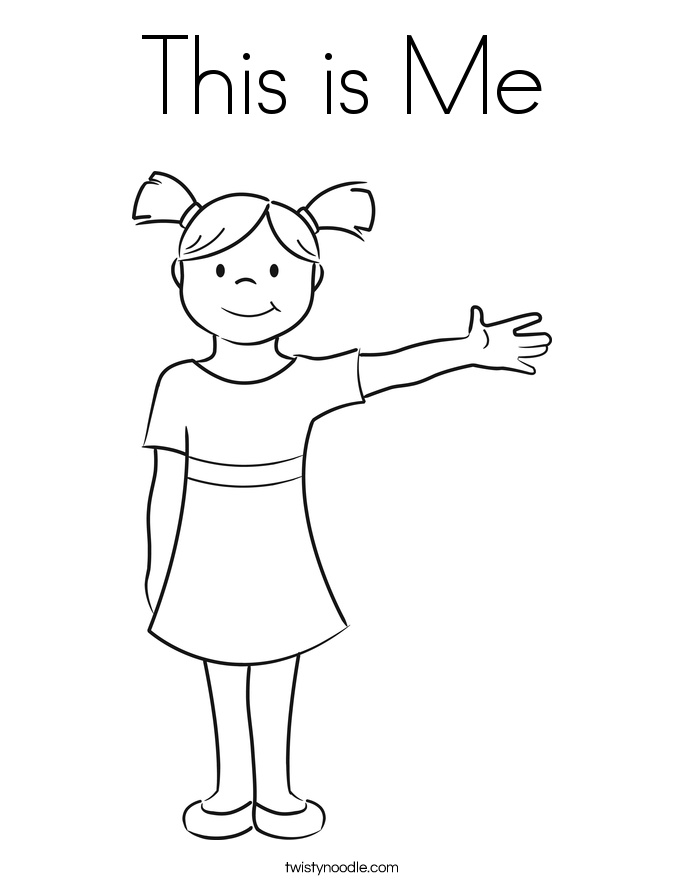 This is Me Coloring Page