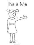 This is Me Coloring Page