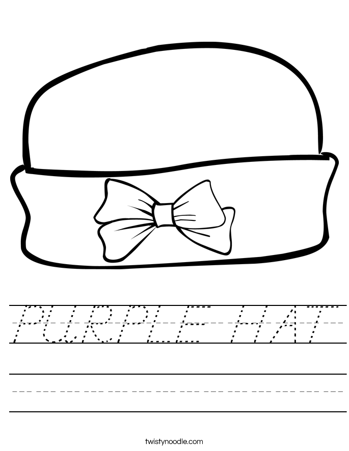 PURPLE HAT Worksheet