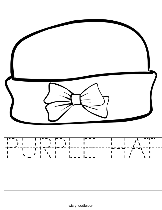 PURPLE HAT Worksheet