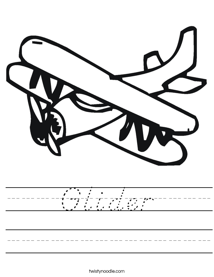 Glider Worksheet