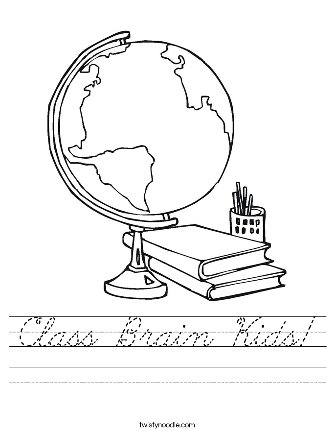 Class Brain Kids! Worksheet