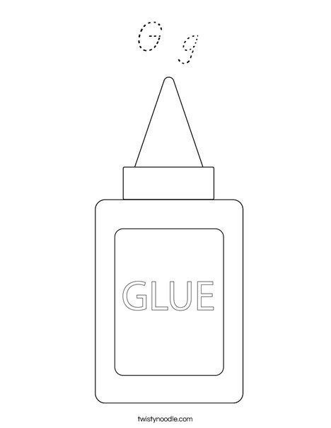 Glue Coloring Page