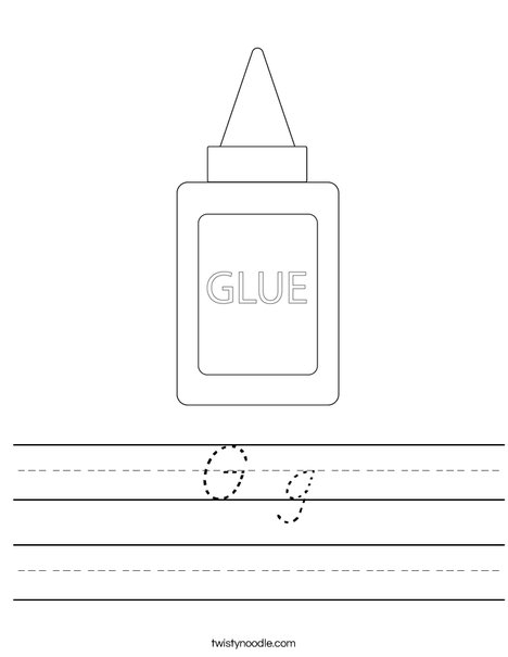 Glue Worksheet