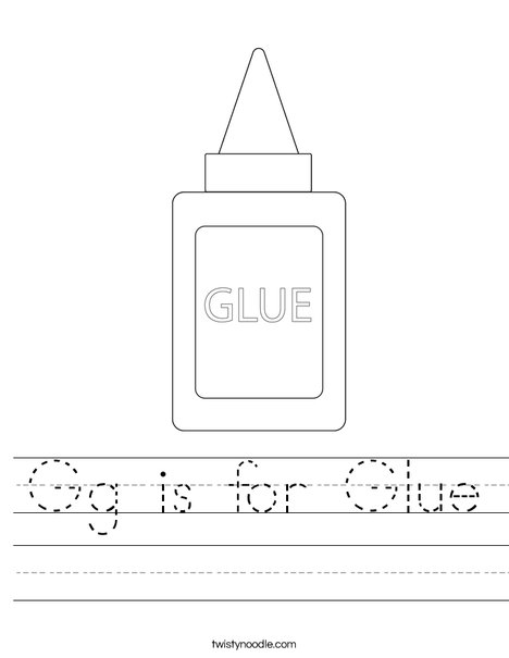 Glue Worksheet