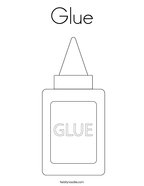 School Supplies Coloring Page - Twisty Noodle