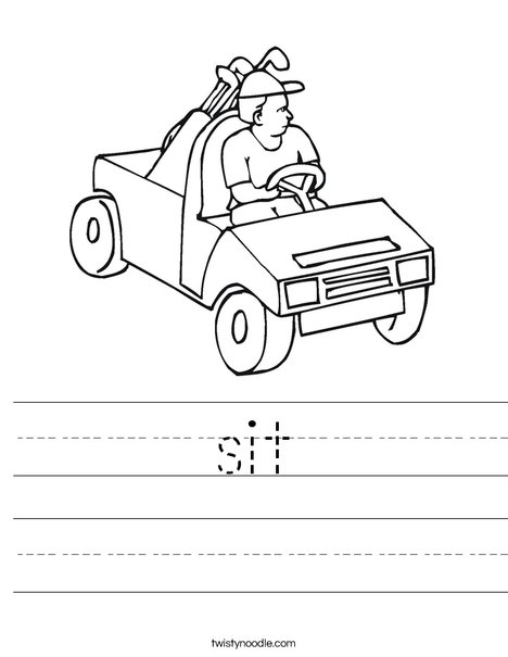 Golf Cart Worksheet