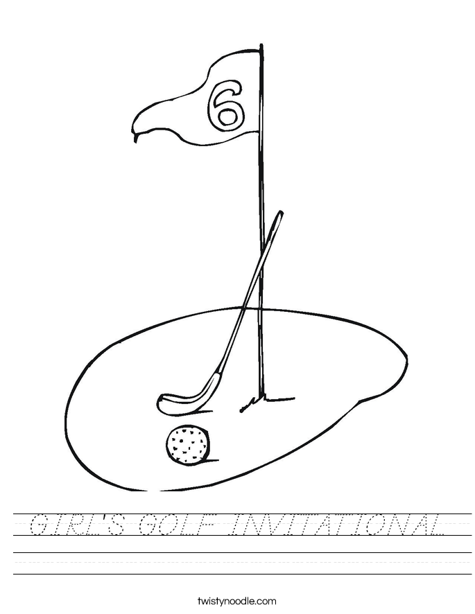 GIRL'S GOLF INVITATIONAL Worksheet