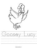 Goosey Lucy Worksheet