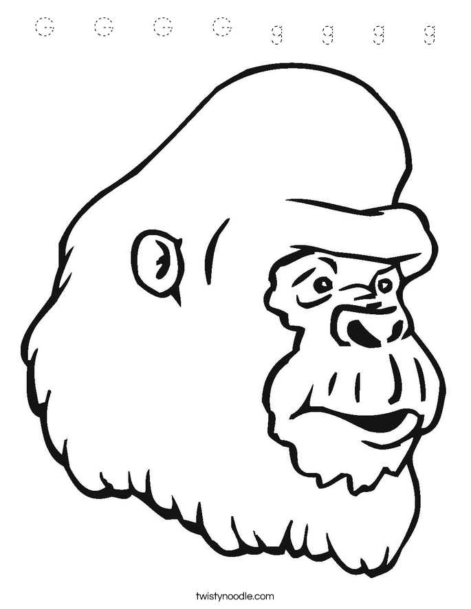 G   G   G   G   g   g   g   g Coloring Page