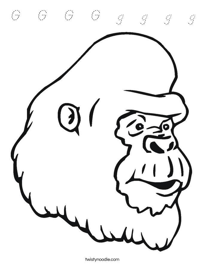 G   G   G   G   g   g   g   g Coloring Page