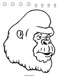 G   G   G   G   g   g   g   g Coloring Page