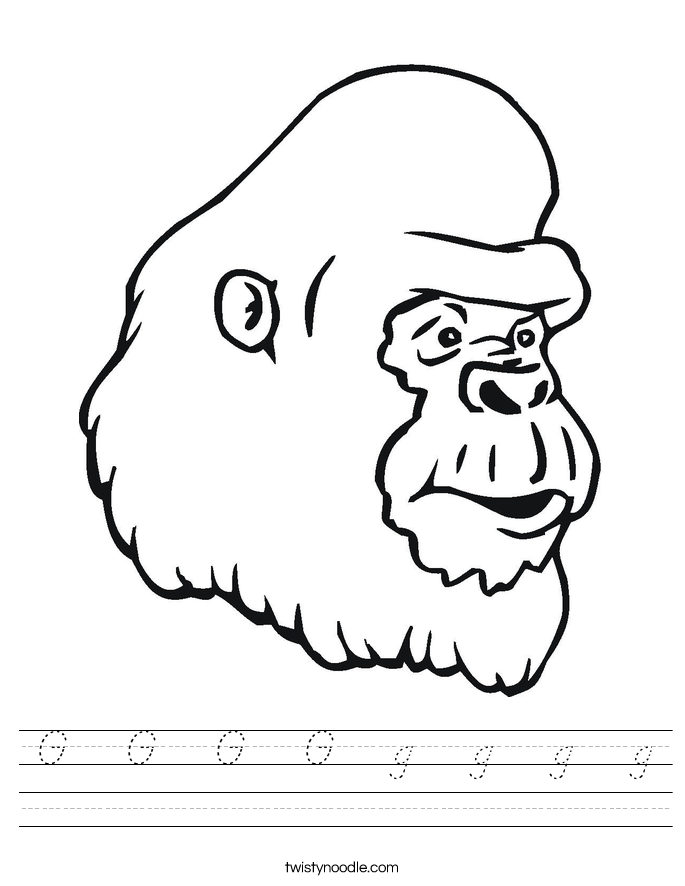 G   G   G   G   g   g   g   g Worksheet