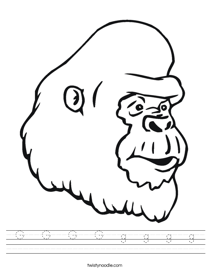 G   G   G   G   g   g   g   g Worksheet