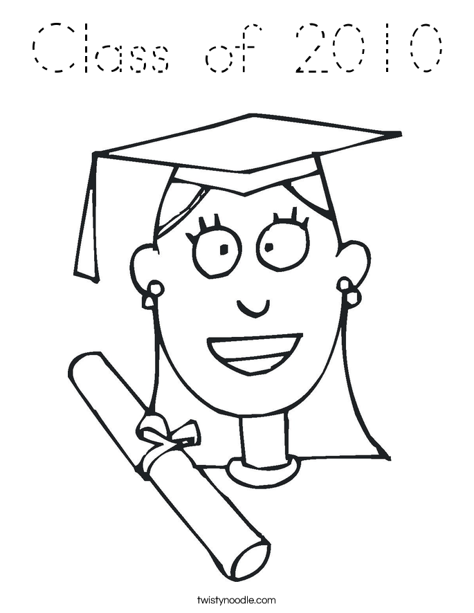 Class of 2010 Coloring Page