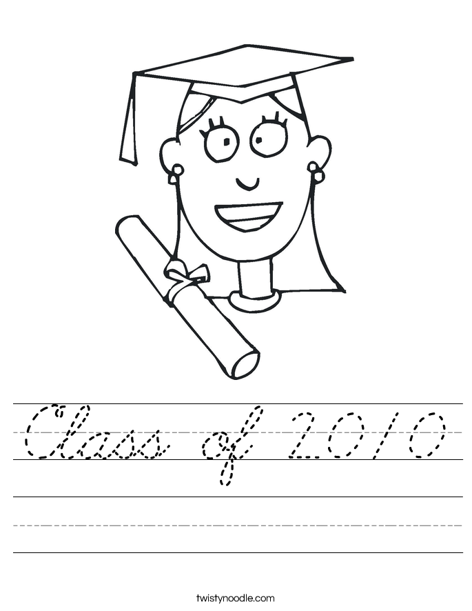 Class of 2010 Worksheet