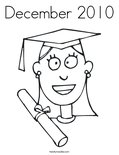 December 2010 Coloring Page