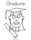 Graduate Coloring Page