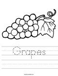 Grapes Worksheet