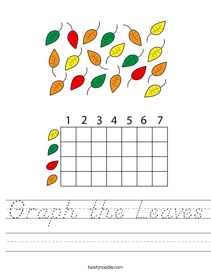 Graph the Leaves Worksheet