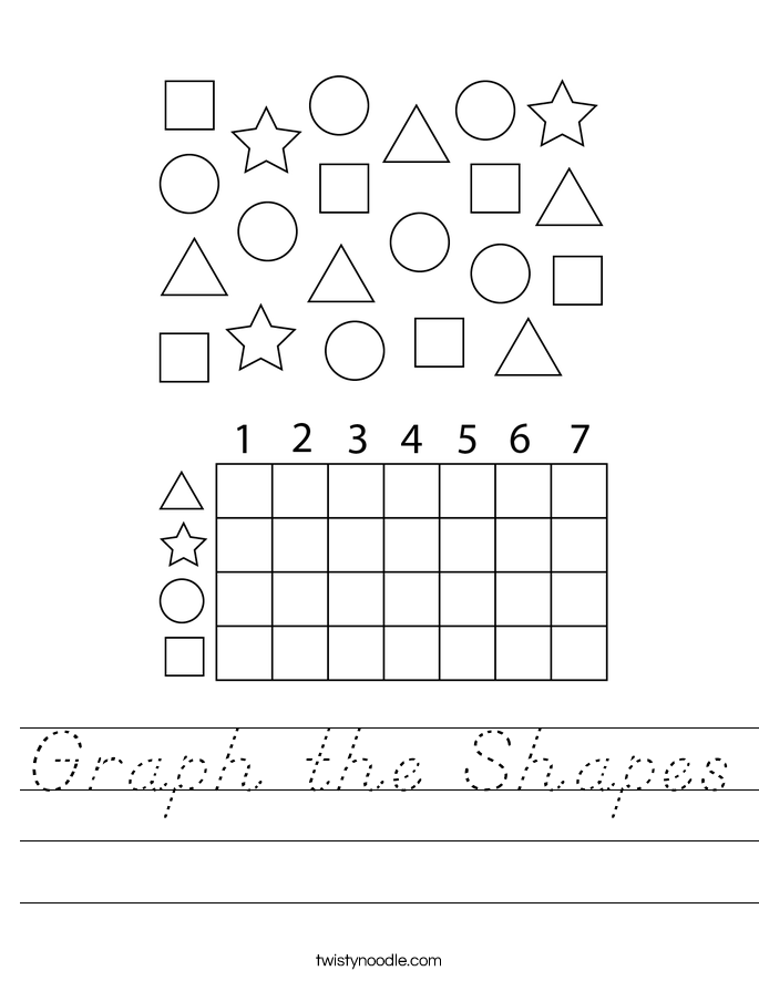 Graph the Shapes Worksheet