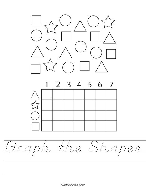 Graph the Shapes Worksheet